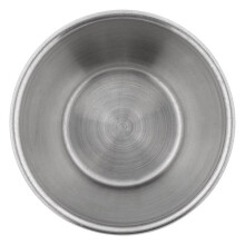 1 Pack of 10 - Premium Brushed Stainless Steel Condiment Sauce Cups Spices Pots Liquid Dips Bowls - 2.5Oz 70Ml
