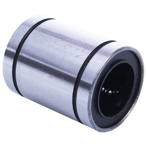2X LM20UU 20mm Inside Dia Linear Motion  Bush Bearing Bushing Silver 2