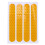 Front Rear Wheel Cover Protective Shell Reflective Sticker for  Max G30 Scooter Accessories 4PCS, Yellow 1
