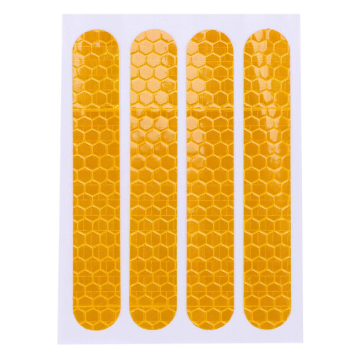 Front Rear Wheel Cover Protective Shell Reflective Sticker for  Max G30 Scooter Accessories 4PCS, Yellow