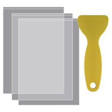 3Pcs FEP Release Film 200X140X0.15 mm for UV 3D Printers, LCD SLA Resin, with 1Pc Replacement Plastic Spatula