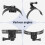 Support de Support de Support de Menton de Casque de Moto pour  Hero 10 9 8 7 Accessoire pour CaméRa D'Action 7