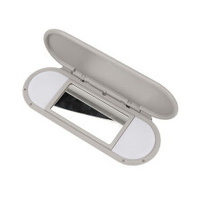Toit de Voiture Pare-Soleil Pare-Soleil Maquillage Miroir Couvercle en Verre LumièRe Lampe Capuchon Couvercle pour F54 F55 F56 F60 2015-2020