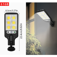 3 Modes Solar Light Motion Sensor LED Street Wall Yard Garden Flood Lamp Outdoor White