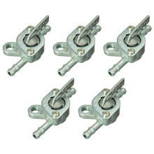 5Pcs 1/4 Inch Inline Oil Gas Fuel Tank Tap Filter Petcock PIT PRO Quad Dirt Bike