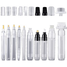 10 Pieces Refillable Paint Pens Empty Pen Rod Paint Markers Refillable Empty Acrylic Paint for Art Supplies