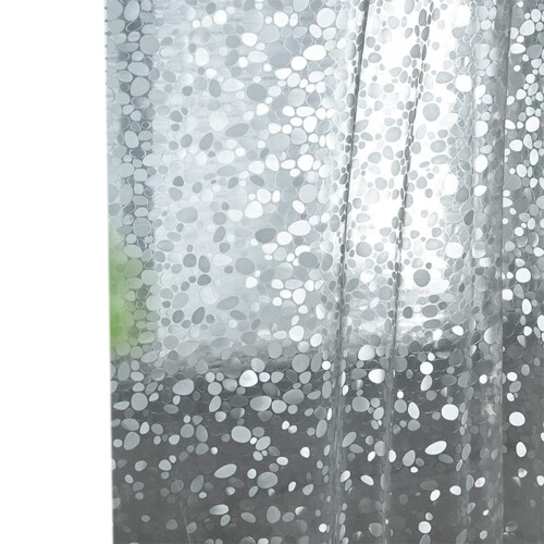 Transparent Duschdraperifoder, SmåStensmöNster LäTtviktsplast Duschdraperi för Badrum