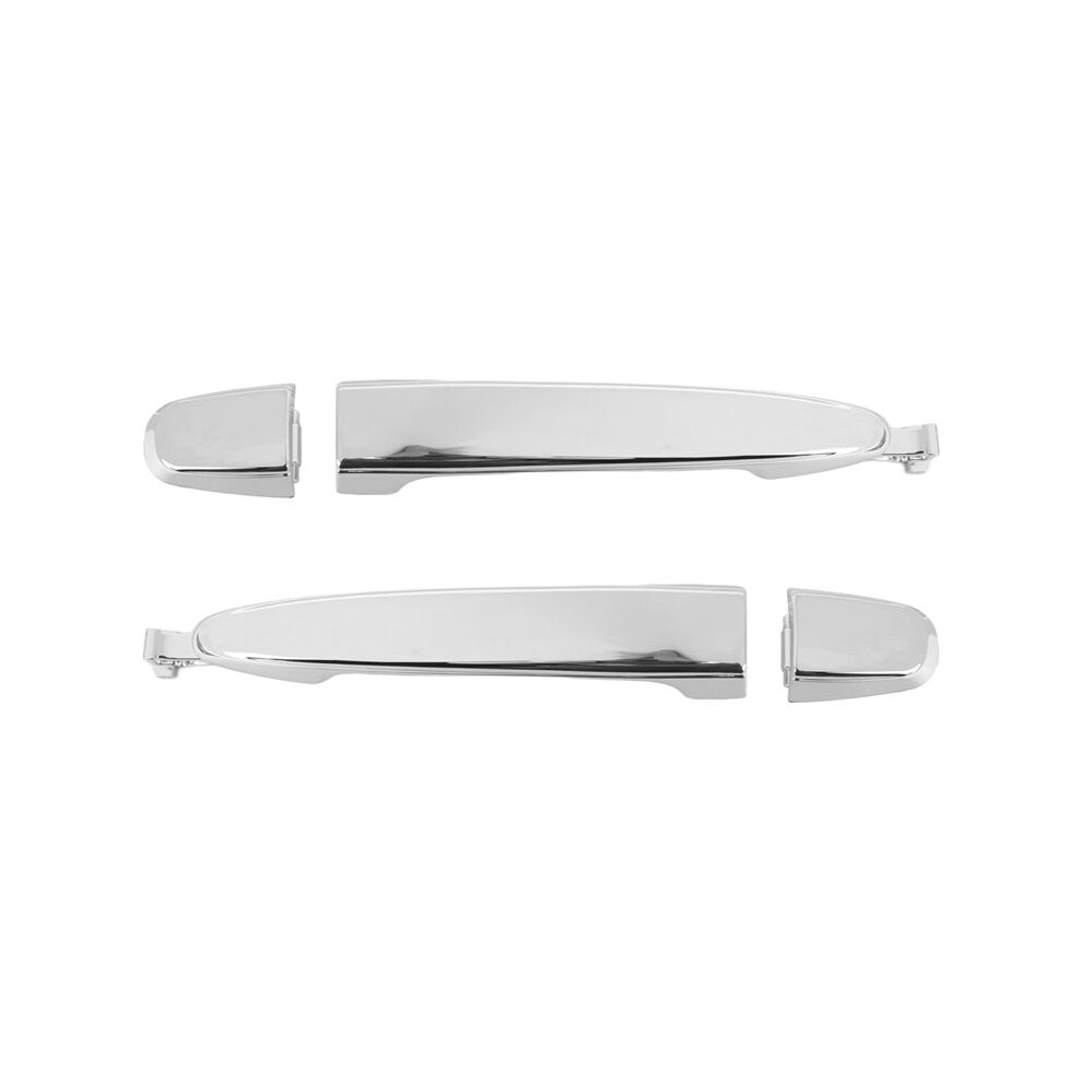 2Pcs Rear Door Handle Exterior Door Handle For- Sienna 2004-2010 69213-08020 69227-08040 Silver 4711646128893