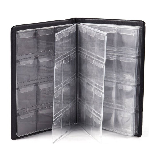 2X Album de Pieces Pochette Monnaies Storage 120 Cadre 1