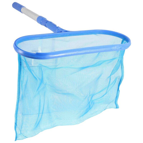 Swimming Pool Accessories Skimmer Net with Adjustable Telescopic Pole Deep Bag Net Water Surface Debris Cleaning Net