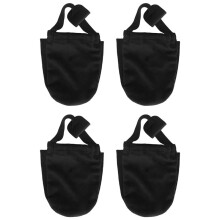 Couvre-Chaussures de Bowling 2 Paires de Chaussures de Bowling Noires GlissièRe Accessoires de Bowling Pour Femmes et Hommes