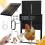 Automatic Solar-Powered Chicken Coop Door - IPX6 Waterproof - Opening Timer - Wireless Remote Control - 328x244mm 1