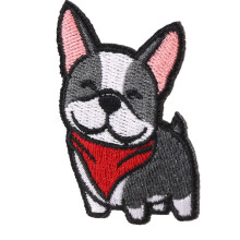8 Pcs Cute Dog Patches for Clothing, Badge Embroidery Patch, Iron Sew Embroidered Decoration Appliques for Clothes