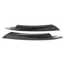 para B7 2010-2015 Faros Delanteros Del Coche PáRpados Cejas ABS Faros LáMpara Adhesivo Cubierta Accesorios de Ajuste - Negro