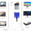 Adaptador convertidor USB-C macho a VGA hembra 5