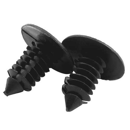 60Pcs 9Mm X 8Mm Hole Plastic Car  Fir Tree Clips Rivets Retainer 2