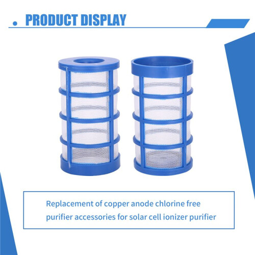 2PCS Replacement Filter Screen for Solar Pool Purifier Cleaner Ionizer 1