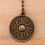 2Pcs Ceiling Fan Pull Chain Set Sun & Moon Pattern Pull Chains Extension Copper Beaded  Fan Pull Chain with Ornament 5