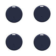 Paquete de 4 rastreadores GPS para vehículos, localizador de llaves, mini rastreador GPS, rastreador GPS para mascotas, azul marino szr