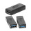 3 Pcs Female To Female Connector Adapter USB 3.1 Type C & USB 3.0 Type A 1