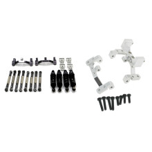 Pull Rod Tie Rod Pull Rod Base  for WPL B14 B24 C14 C24 & Pull Rod Base  Axle  Servo Bracket Mount