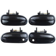 4Pcs Car Outside Exterior Door Handle for EK3 1996 1997 1998 1999 2000 (Rear Door Handle&Front Door Handle)