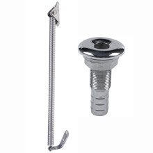 3 Pcs Hardware Accessories: 1 Pcs Marine Connector Hose Barb Drain Pipe Tube & 2 Pcs Hatch Spring 8-1/4 Inch