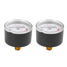2X 0-12BAR 0-170PSI 10mm Thread Gas Air Pump Pressure Gauge Compressor Manometer