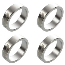 4X Pro Magic Strong Magnetic Ring Magnet Coin Finger Magician Trick Props Show 18mm