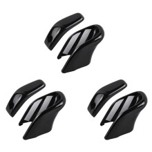 6x for ALPHARD/VELLFIRE 40 Series 2023+ Car Gear Shift Knob Cover Trim Decorative Sticker Gloss Black