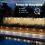 4PCS Solar Deck Light Step Light Landscape Lighting For Garden Decoration Waterproof Warm Warm White 3