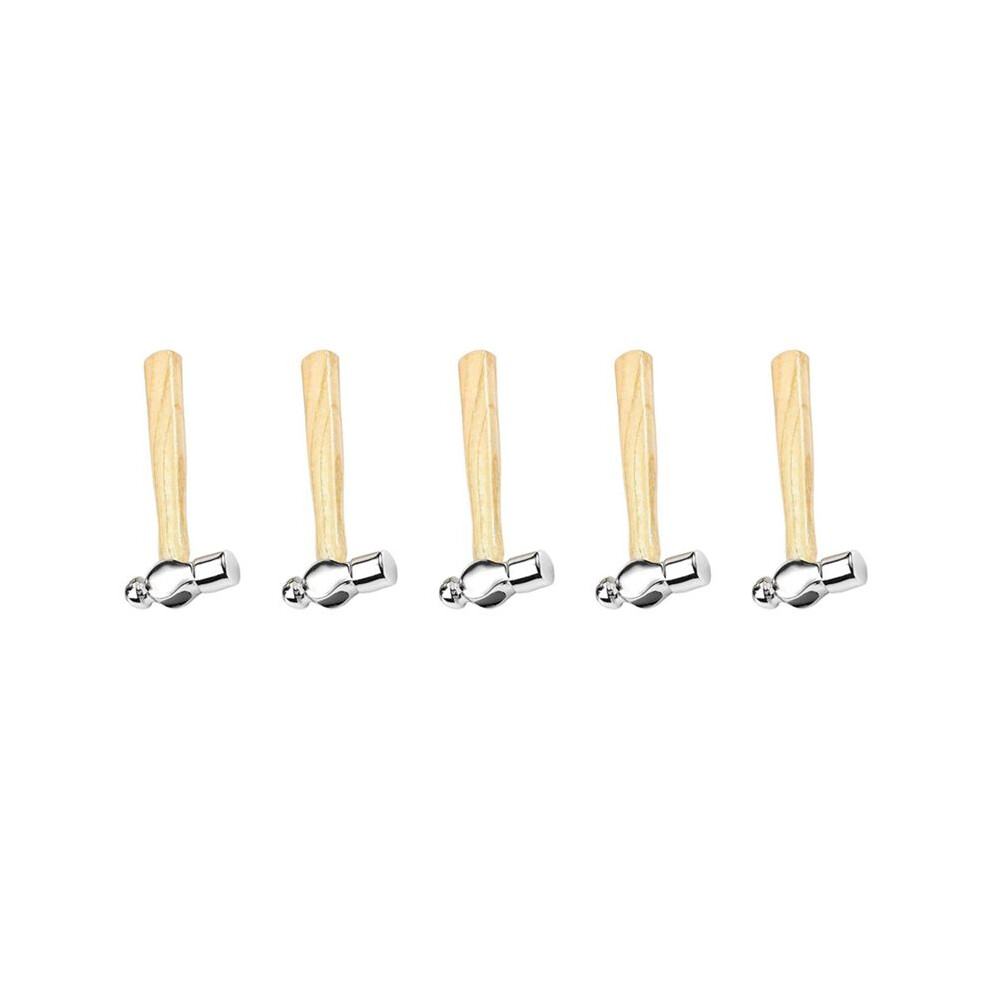 5X Wooden Handle Round Hammer Home Installation Small Hammer Walnut Hammer 0.25P Woodworking Hammer 6031692443879