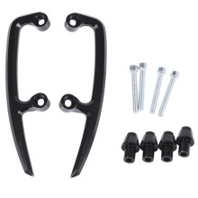 Achter Grab Bars Achterbank Passagier Grab Rail Handvat voor NINJA650 Z650 650 2017-2021 (Zwart)