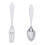 12 Pcs Silver Kitchen Cabinet Drawer Pull Handles Knobs (Knife Fork Spoon) 5