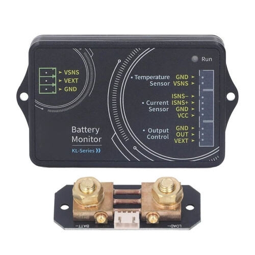 Batterijmonitor, -Batterijcapaciteitstester, 100A 0-120V Voltmeter AmpèRemeter-Testtool, Draadloze Batterijmultimeter