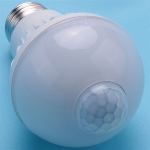 5X E27 Led Bulb Light Motion Sensor Light LED PIR Motion Sensor Lamp Globe Bulb Light Lamp, 5W