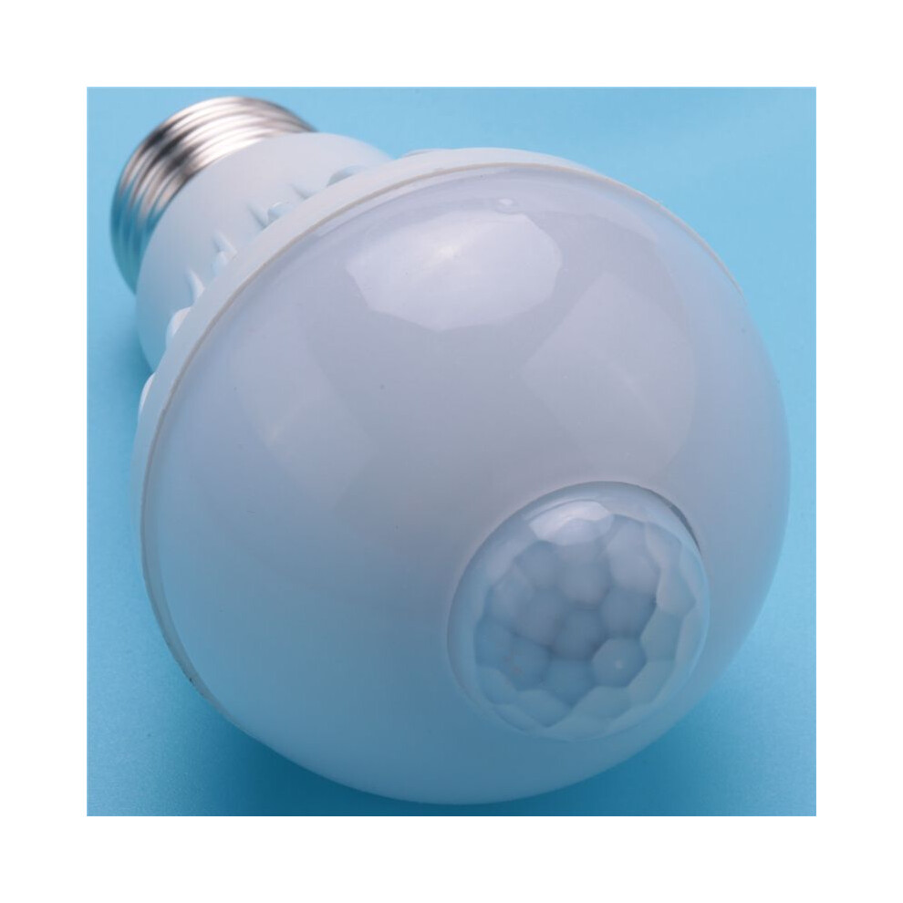 5X E27 Led Bulb Motion Sensor Led Pir Motion Sensor Lamp Globe Bulb Lamp, 5W Light 6032564909202