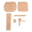 DIY Leather Tool Kit  Handbag Sewing Pattern DIY Handmade  Template Finished Product Size 21x19x6.5CM 1