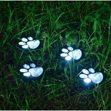 4PCS Solar Powered Stake Lights Outdoor Garden LED Lighting Waterproof White