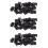 60Pcs AC 125V 250V 5A SPDT 3-Pin Momentary Plastic Micro-Limit  Black+Silver 1