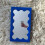 Nordic Ins-Style Rectangular Wavy Dressing Desktop Makeup Mirror Wall Bathroom Bedroom Entrance Mirror B 6