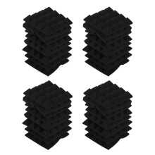 48 Pcs -Soundproofing Foam Sound Absorption Pyramid Studio Treatment Wall Panels