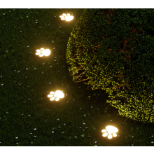 4PCS Solar Garden Lights In Ground Light Outdoor Décor Easy Install Warm White