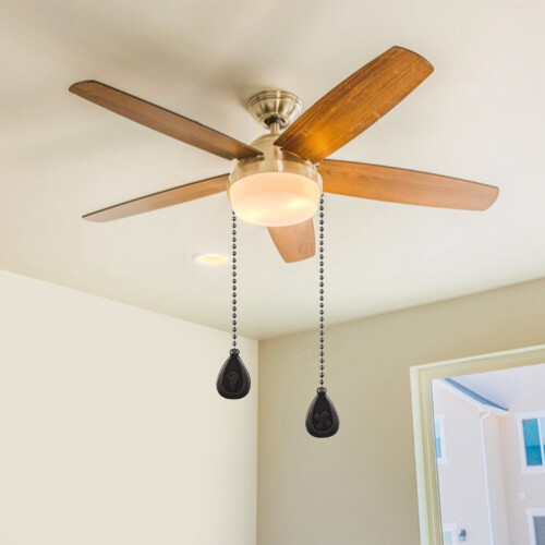 Ceiling Fan Pull Chains,4Pcs Bronze Extension Fan, Lamp Pull Chain Decorative Extender Ornament Fan Chain Connector 1