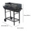 Charcoal BBQ Grill Dual Zone Garden Trolley 2
