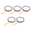 5Pcs 10mm Width Heat Resistant High Temperature Adhesive  Tape 1