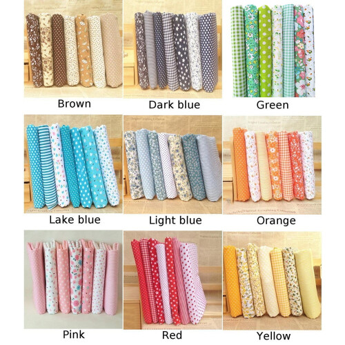Series 7 Cotton Quilt Fabric Bundle Thick Tabby Charm 7 2