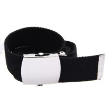 3X Cloth Belt Waistband Band Belt Black Men 38mm