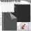 30Pack Report Covers with 3 Prongs Fasteners,Presentation Folders, Plastic Report Folder with Black Back Covers 3