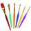 Children's Paint Brushes Assorted Sizes 6 Pcs 3